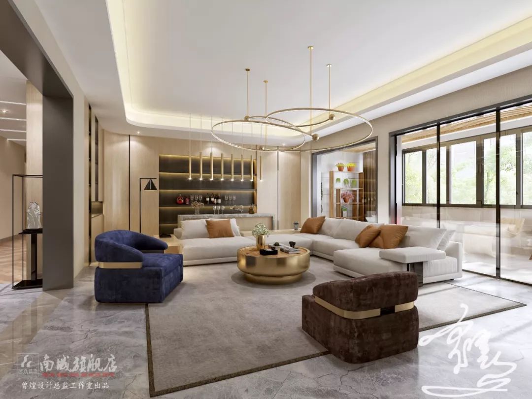 370㎡现代自然 | 曾煌：设计做减法，营造自然纯朴之感！-30