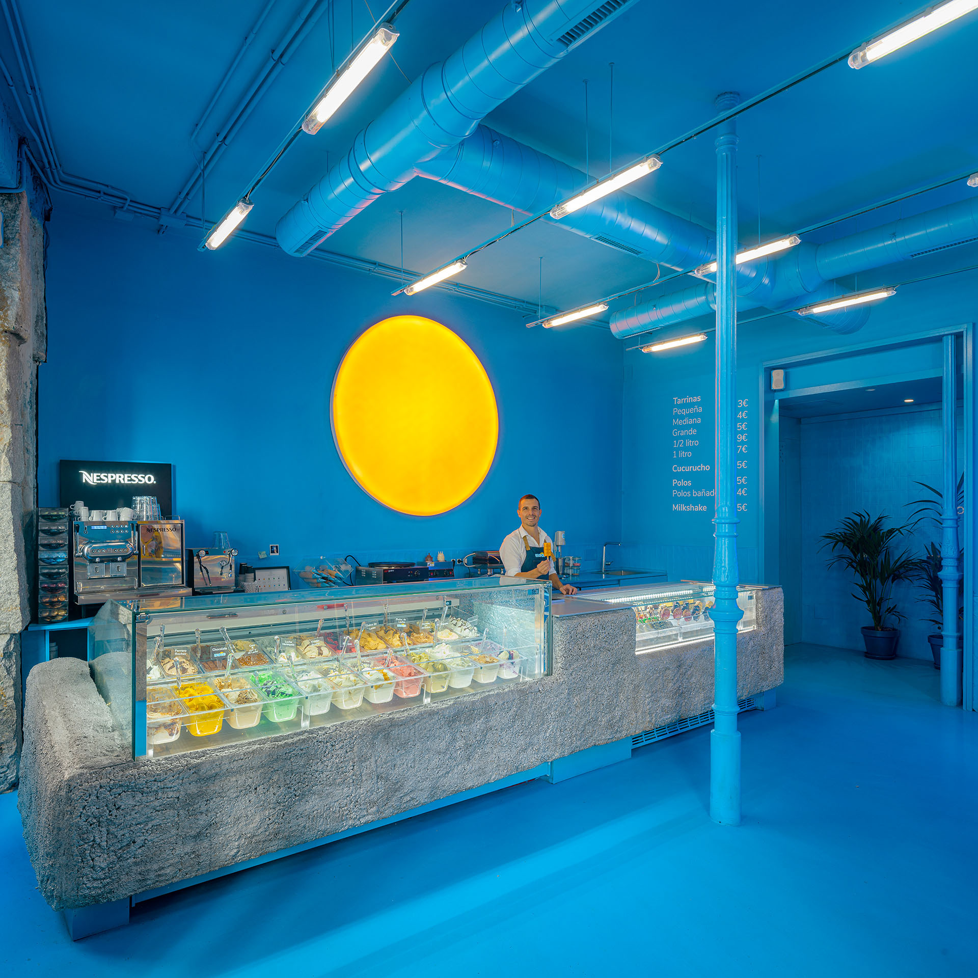 布兰多冰淇淋店丨西班牙马德里丨Marta Jarabo,SOLAR-21