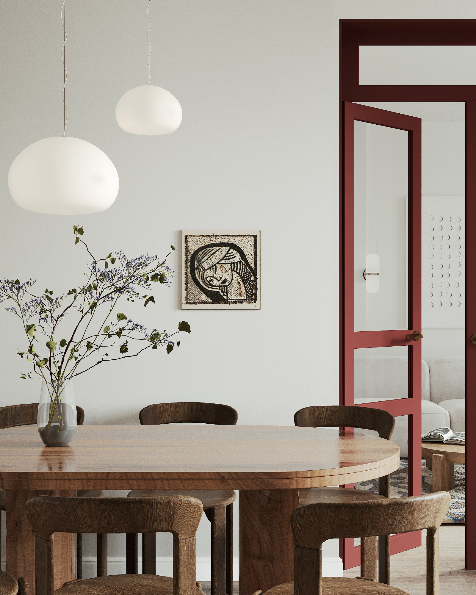 哈萨克斯坦阿拉木图浅色木质厨房公寓丨La home bureau-8