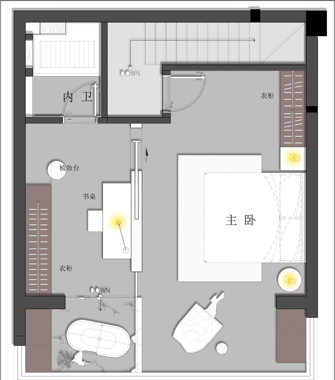 现代简约图书馆家居设计-54