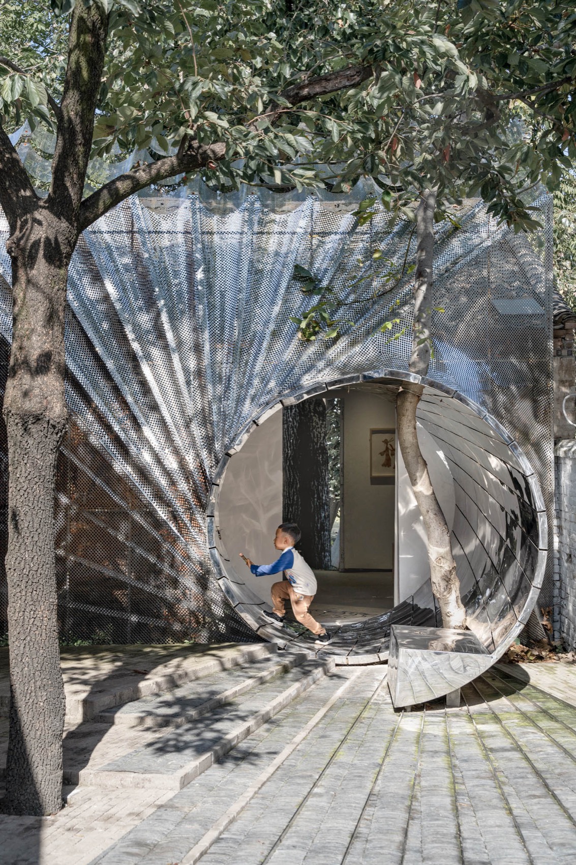 流光展厅 – 关中忙罢艺术节内院改造丨中国西安丨戴璞建筑-42