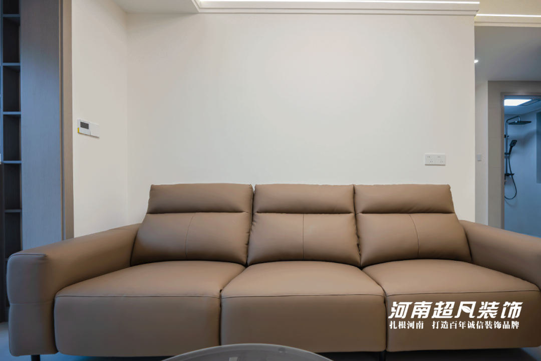 完工实景丨中原区康桥山海云图，93平三室两厅，遵循现代设计，简约质感突出-49