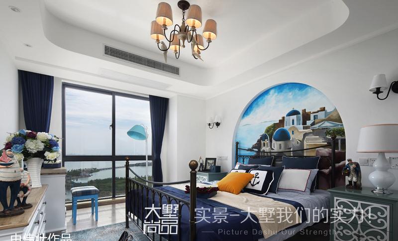 海心岛蓝白地中海风格家居设计-18