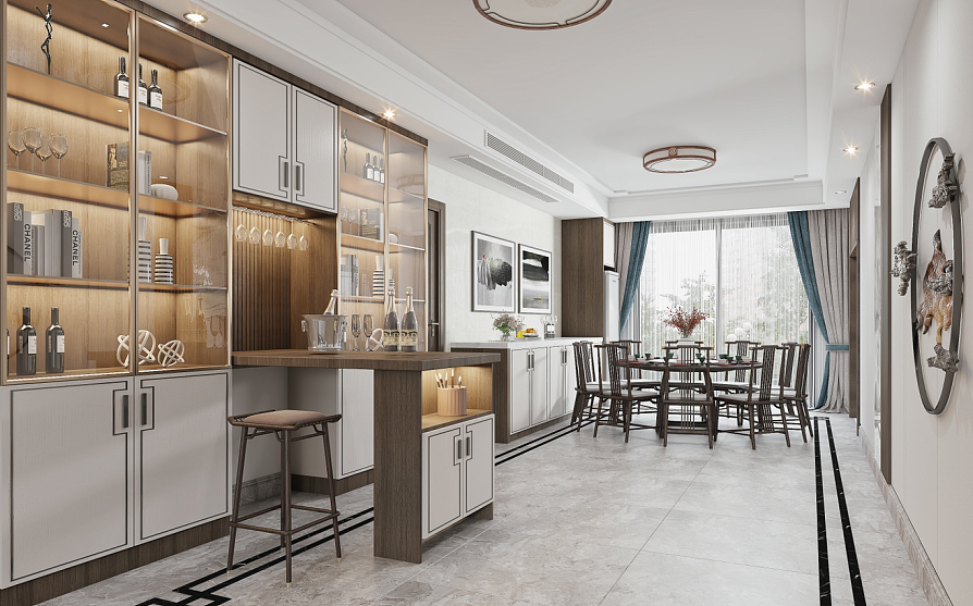 新中式时尚家居，传统与现代的完美融合-2