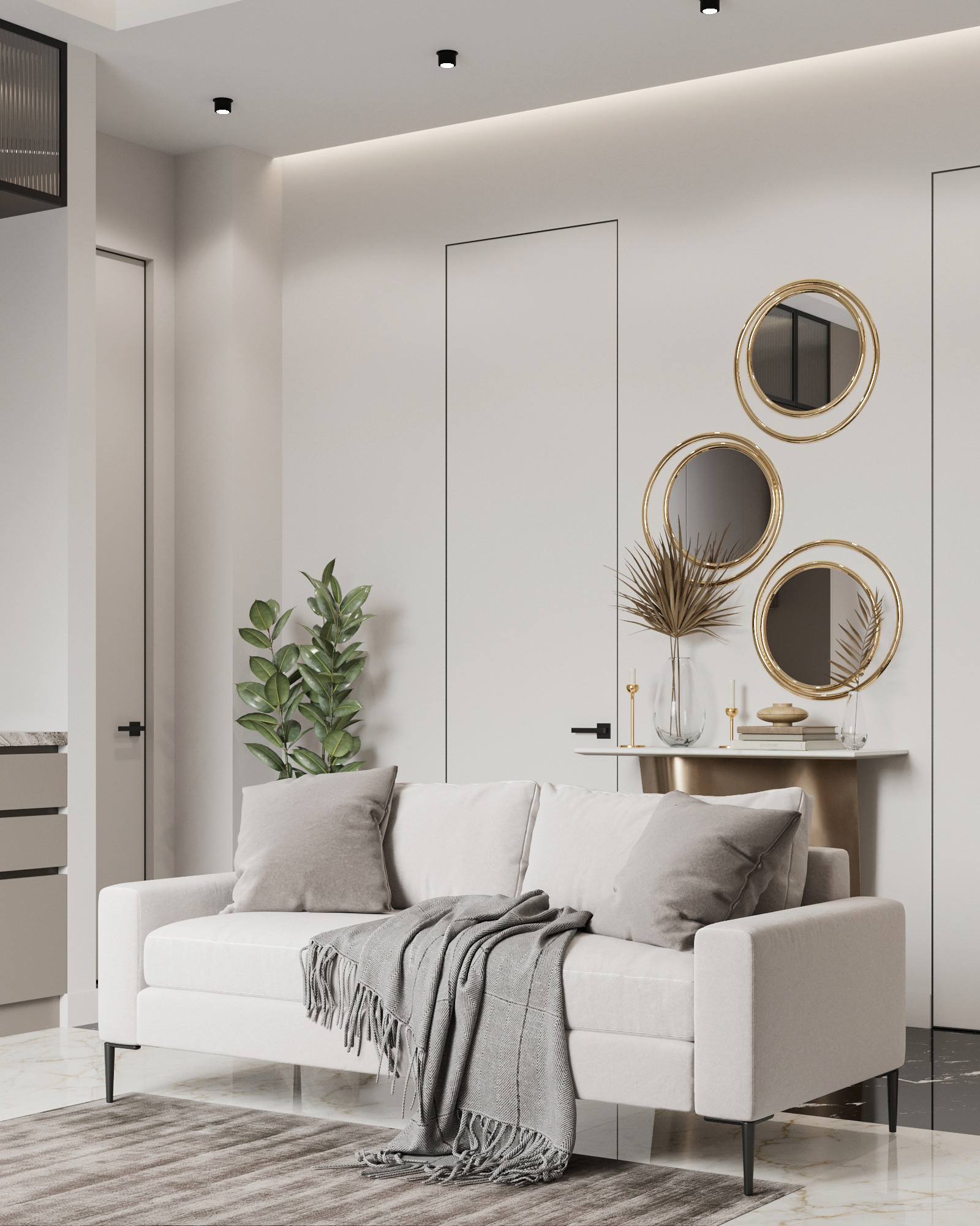 米色房屋室内设计-9