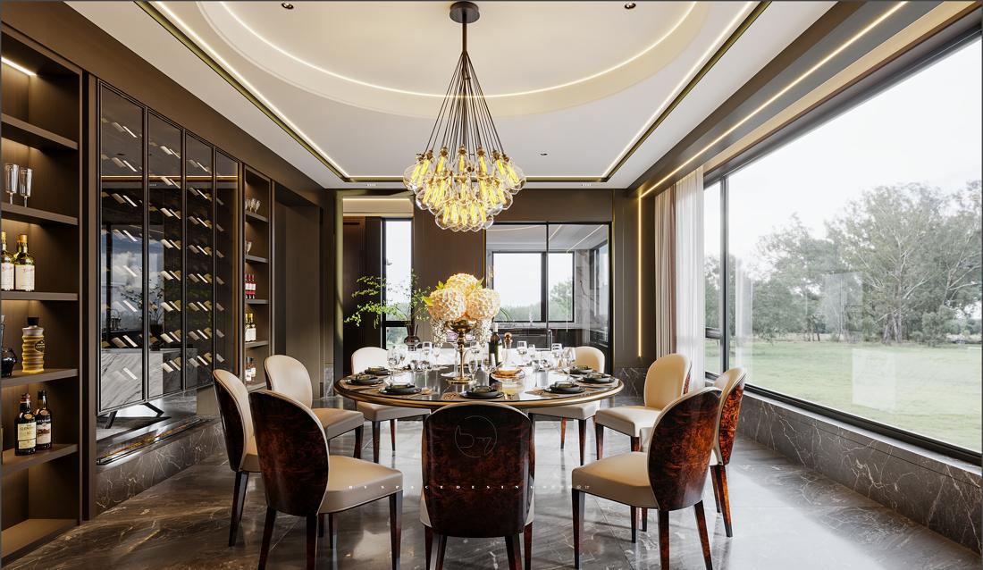 大陈别墅影视厅 | 现代简约风格打造家庭影院新体验-4