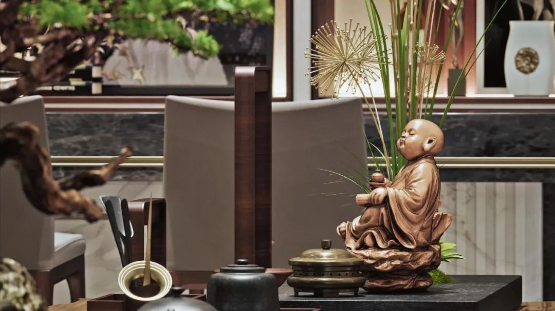 新中式风格丰泰华园别墅设计，诠释东方意境之美-64