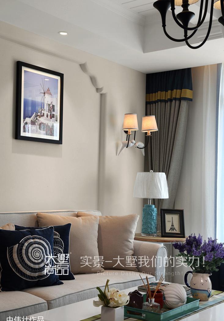 海心岛蓝白地中海风格家居设计-10