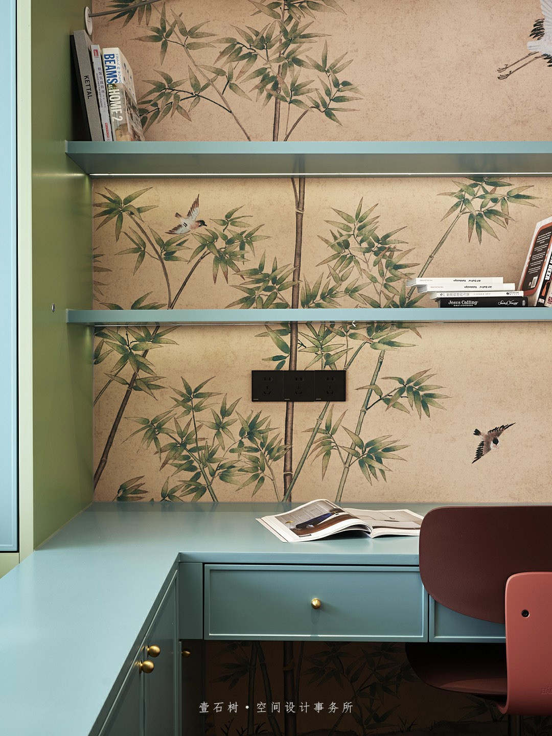 荣誉花园复古风格设计丨壹石樹空间设计事务所-77