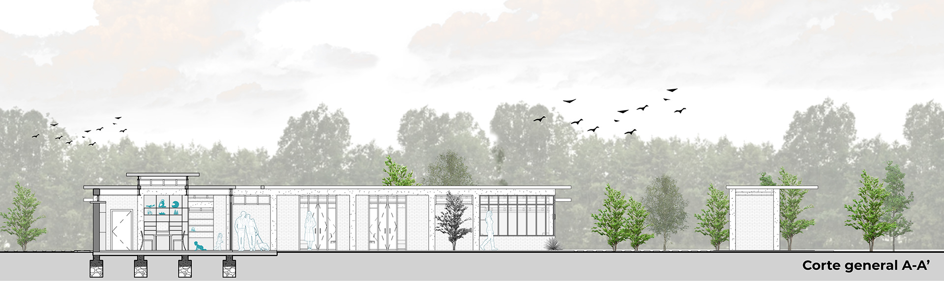 美国风住宅丨Laura Rubio + Camilo Sánchez-10