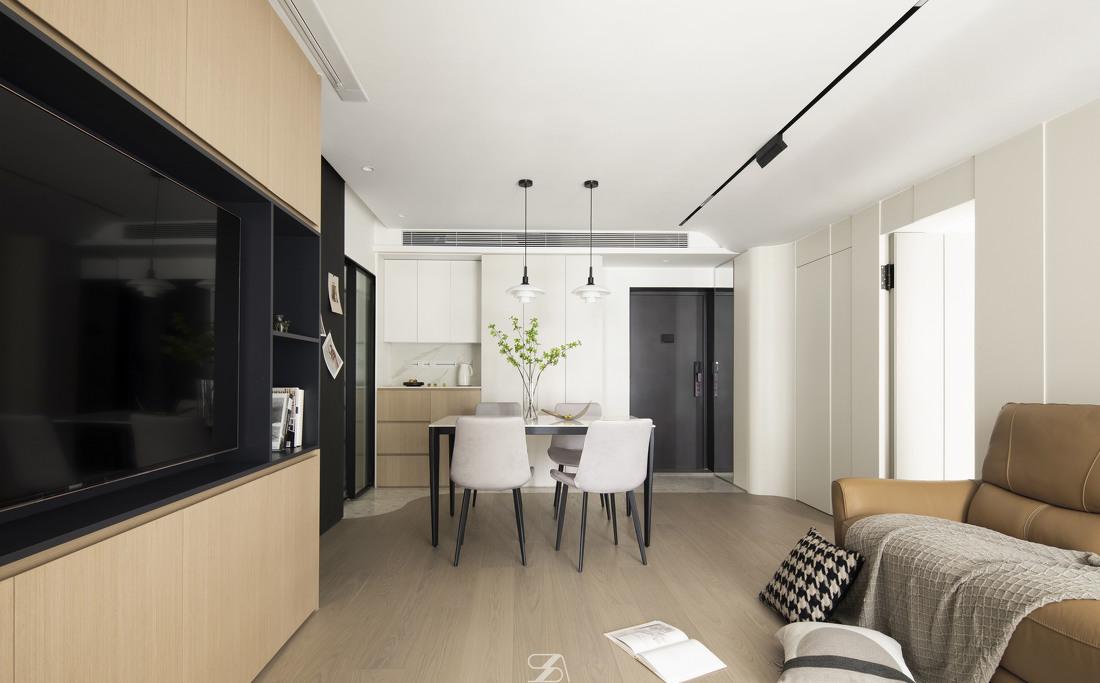 76 平方简约收纳之家丨十安空间设计-24