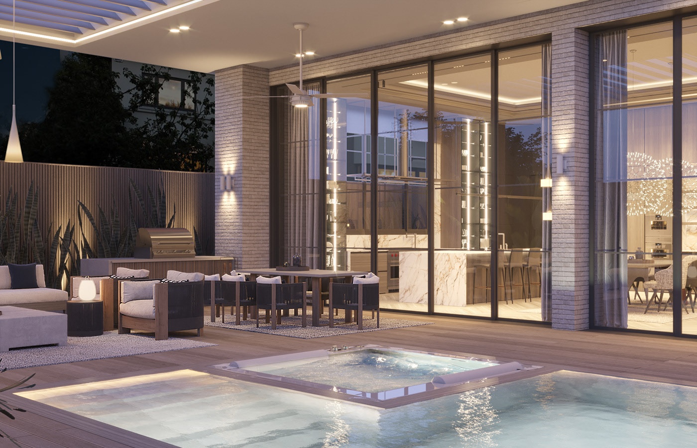 浅色系别墅设计-33