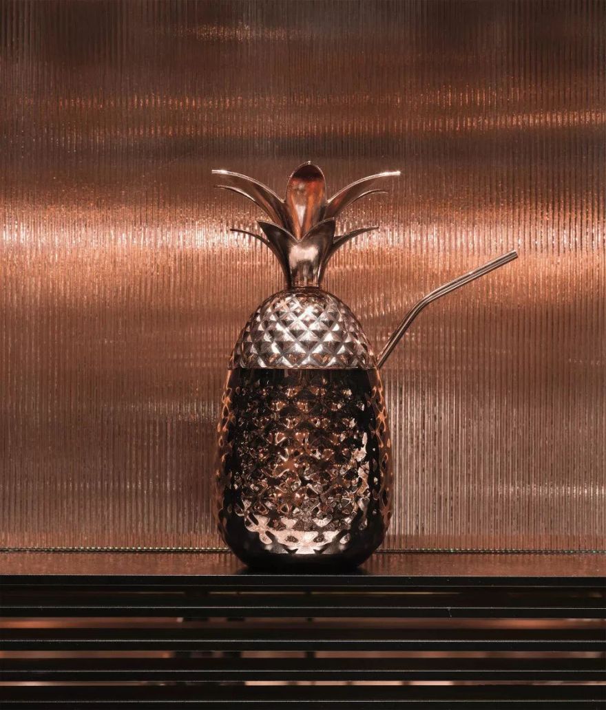 玫瑰金 橡木黑 VyTA罗马弗拉蒂纳餐厅酒吧 COLLIDANIELARCHITETTO-15