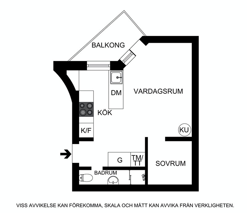 迷你黑白公寓 | 小空间大利用-26