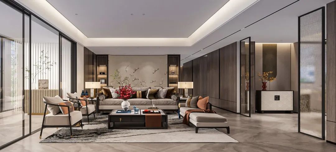 柳州中海·天钻 247m²大平层设计丨中国柳州丨CHY 陈鹤一室内设计研究院-16