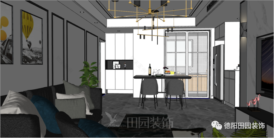 现代简约风打造 110㎡五口之家,全案设计实现居家梦想-20