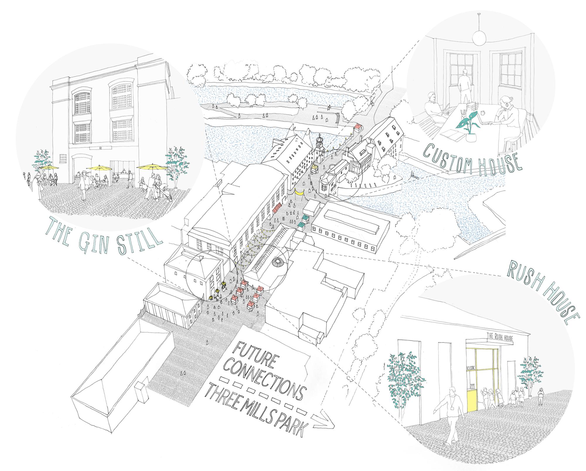 三磨坊摄影棚（或三磨坊制片厂 ，注："Studios"具体指摄影棚、制片厂等，需结合实际语境确定更准确译法，仅此处信息可先如此翻译 ） 丨英国伦敦丨Gort Scott,Freehaus-5