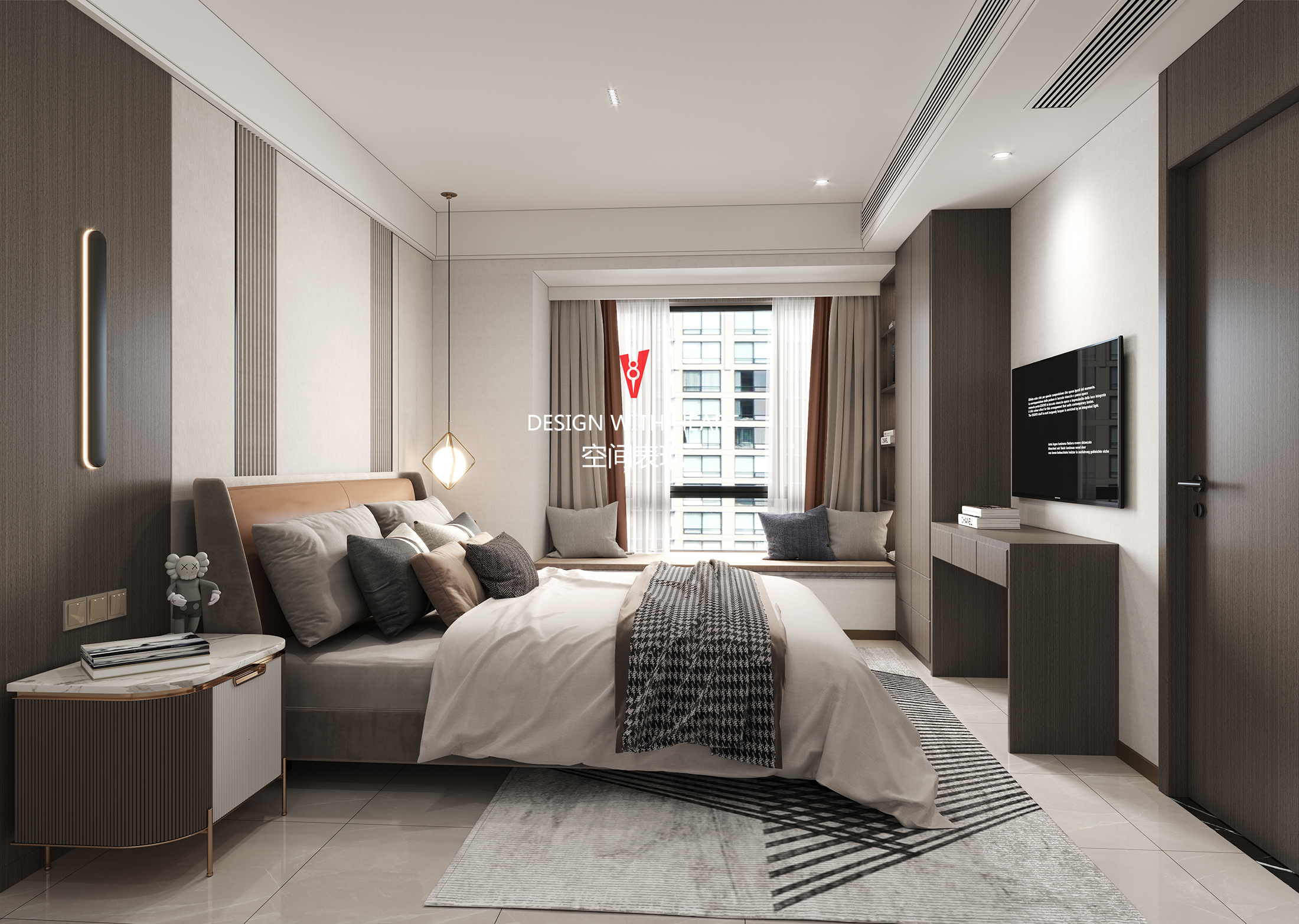 白色宁静冬日，轻奢现代家装的魅力-5