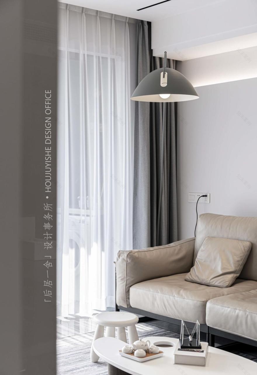 120 平现代质感极简之家-92