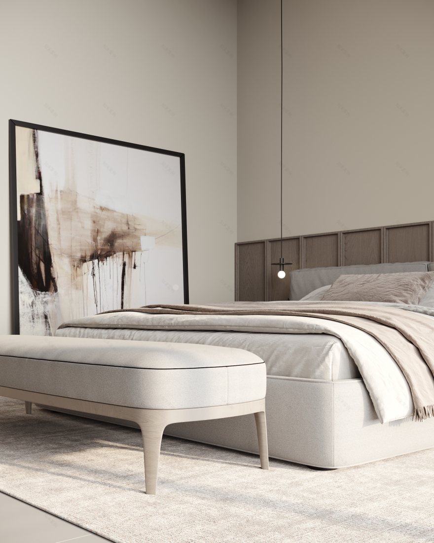 Kraków | Minimalist Bedroom Sanctuary | 12 m2-8