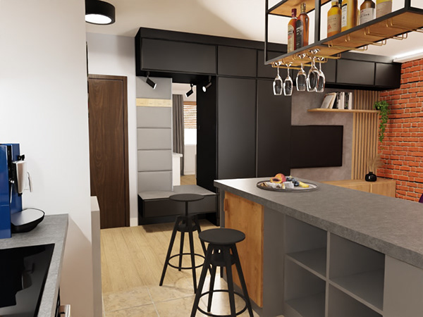 BRICK WALL | LIVING ROOM-2