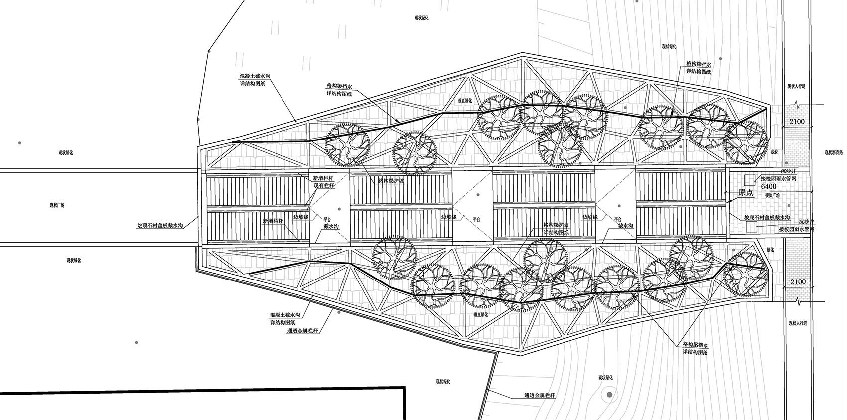 华南理工大学（五山校区）百步梯两侧边坡修缮加固工程，广州 / 华南理工大学建筑设计研究院有限公司，环境艺术设计一所-53