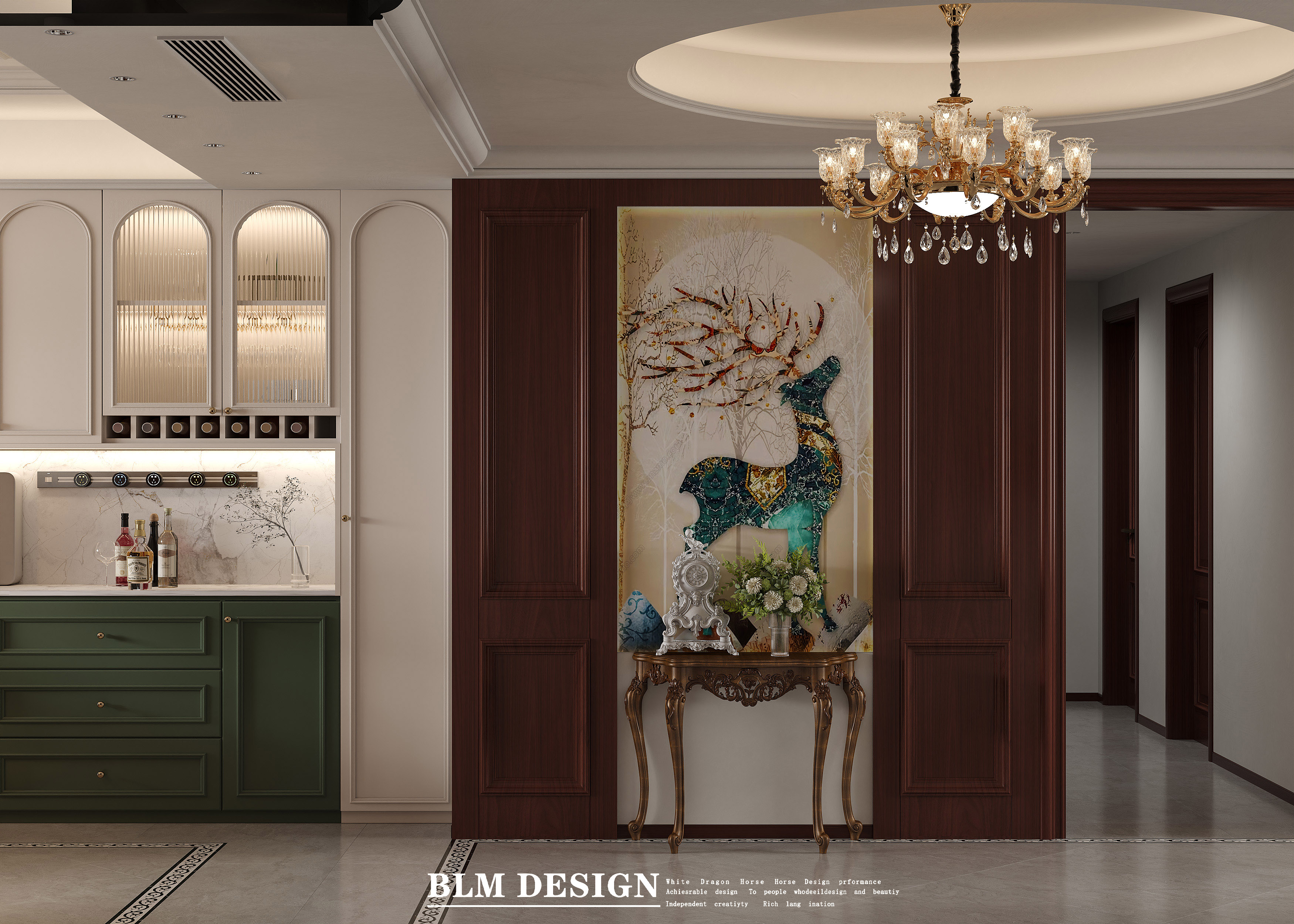 南洋复古家装设计案例-3