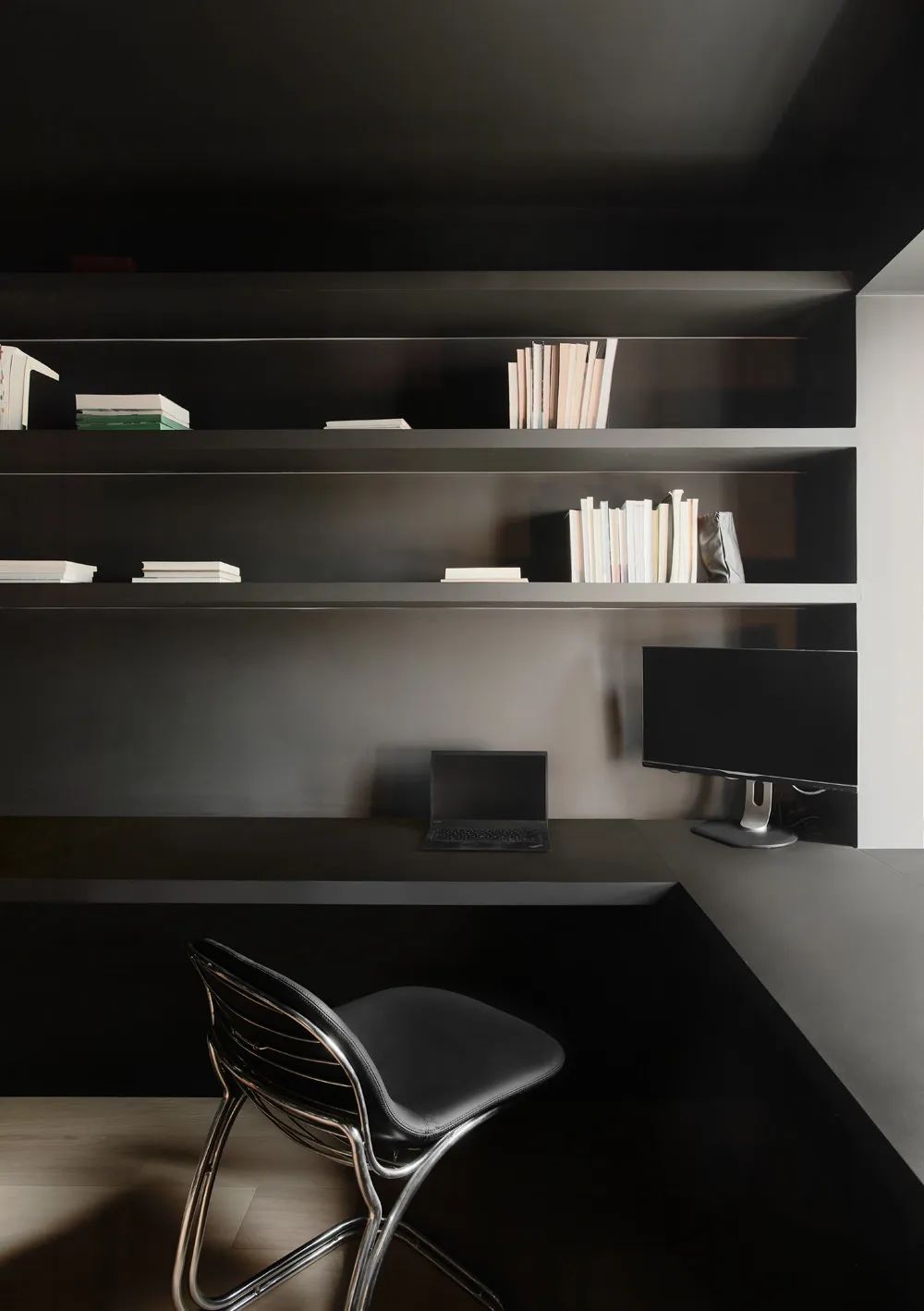 奶油色极简之家&中古风极简公寓丨中国杭州丨菲拉设计-113