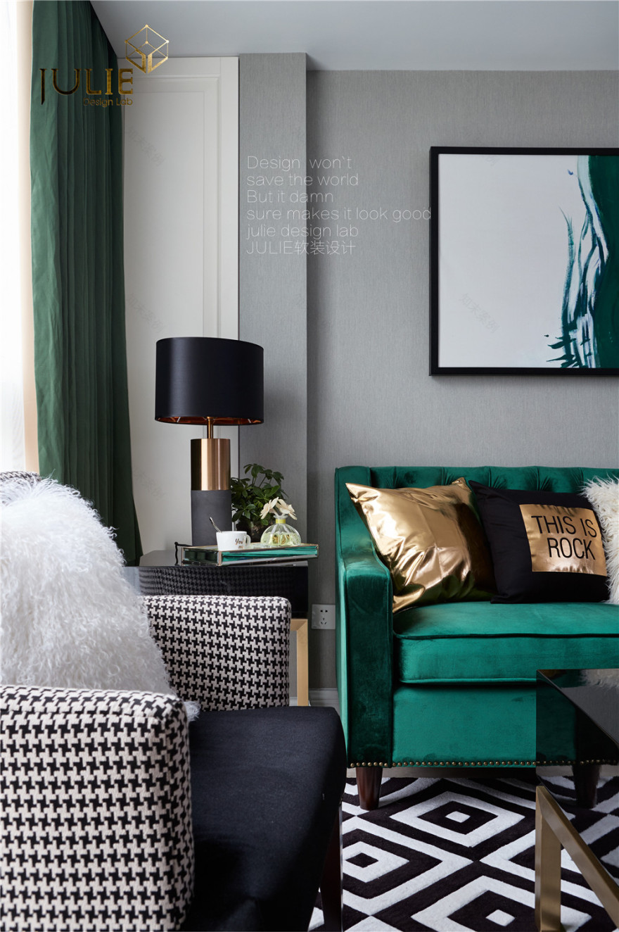 铂金名筑120㎡摩登美式-27