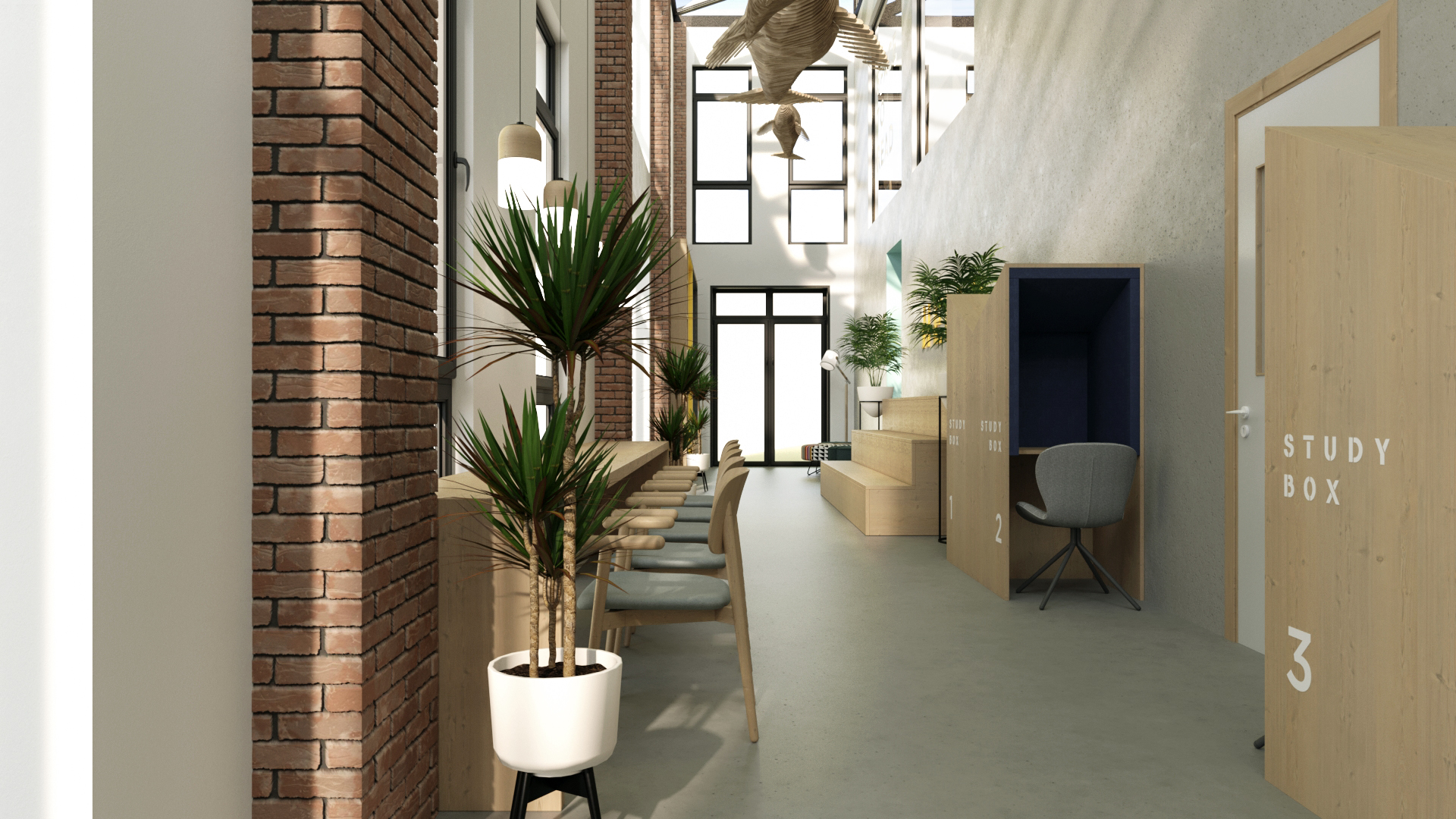 ESKİŞEHİR BİLNET 学校室内概念设计项目-66