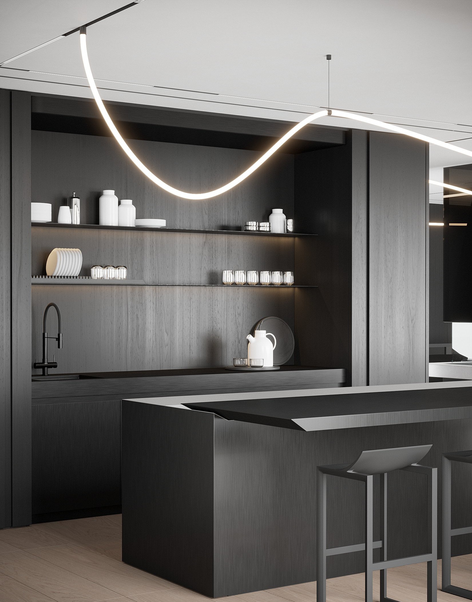 莫斯科348.6㎡别墅设计 超有范儿！-7