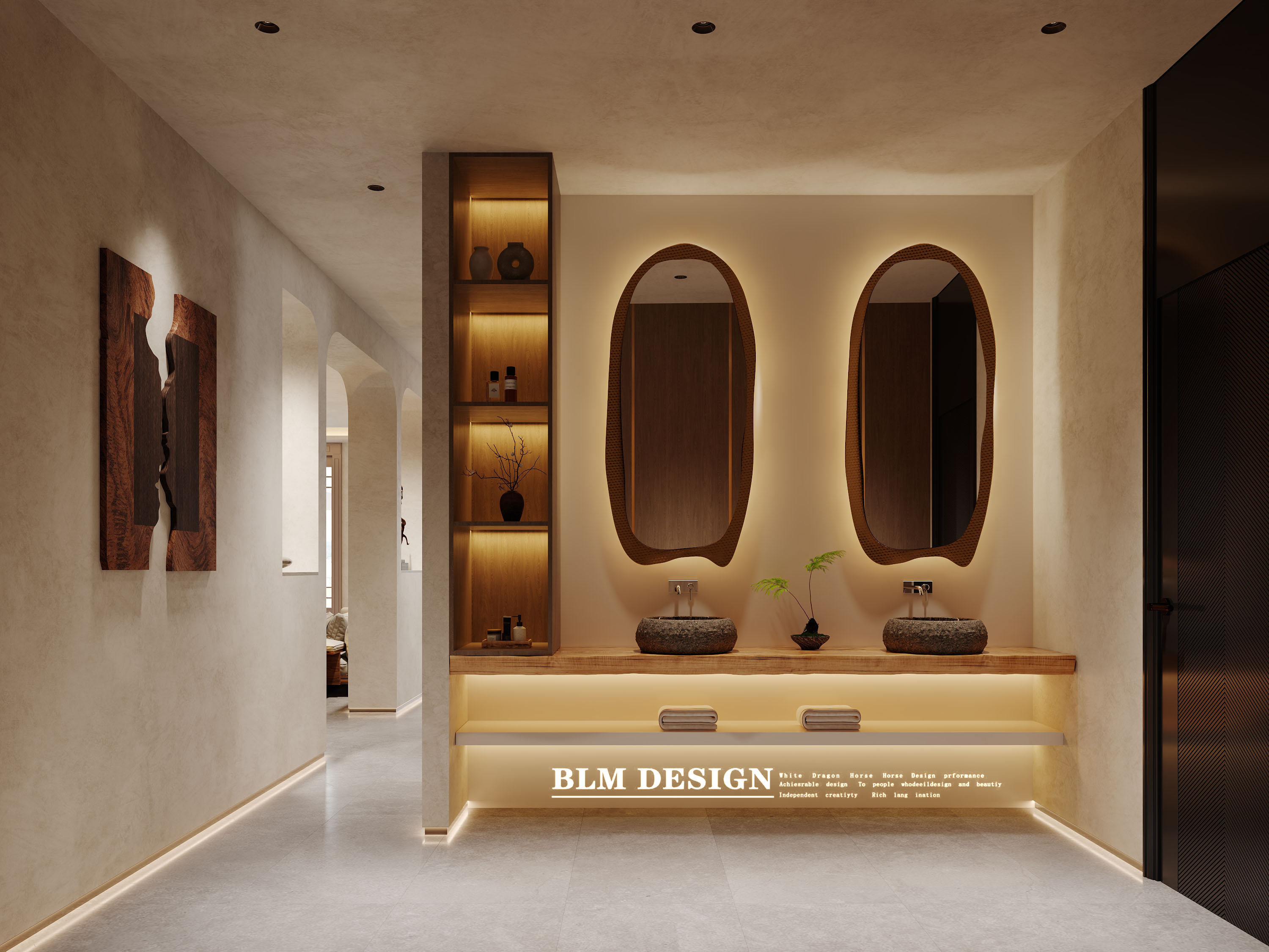 会所设计丨白龙马效果图-1