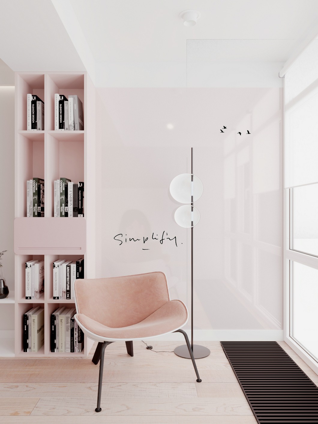 优雅灰粉配，打造梦幻家居空间-11