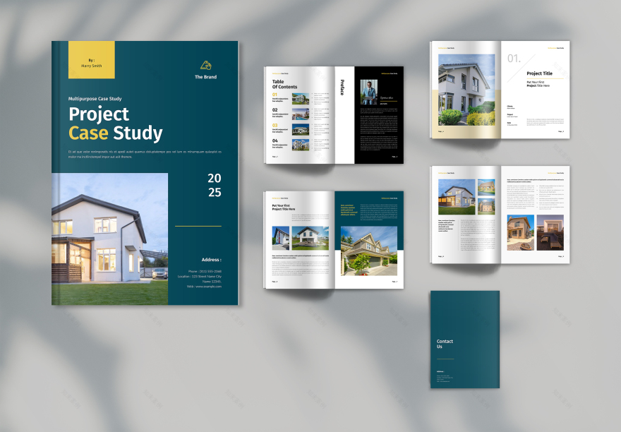 案例研究手册组合模板-2