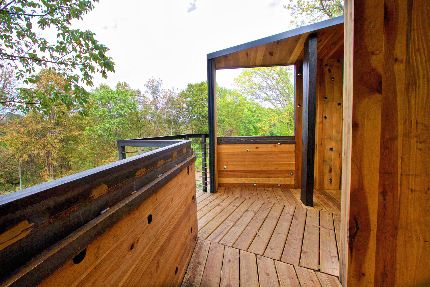 新河火车观察塔丨美国丨弗吉尼亚理工大学-22