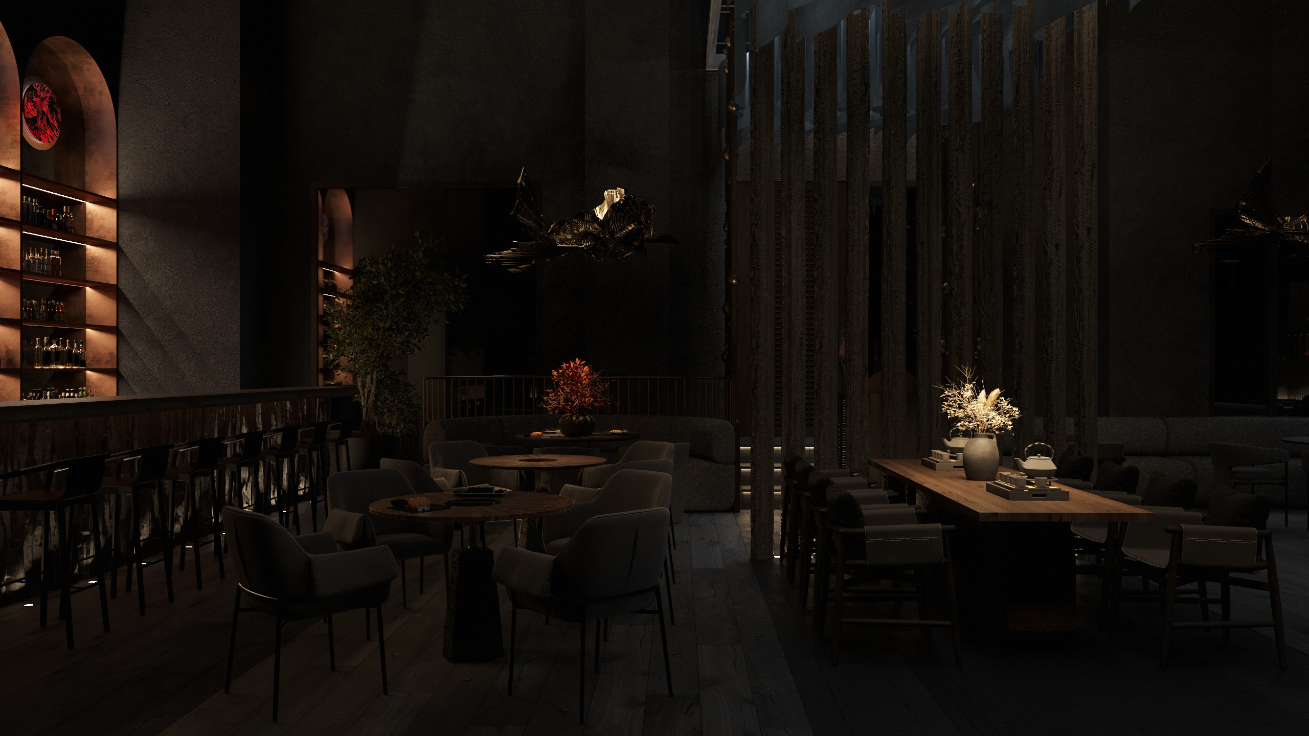 iki Toro寿司吧

注：Iki和Toro可能是特定名称，若有特定背景含义，可根据实际情况调整 丨美国洛杉矶丨Futuris Architects-16