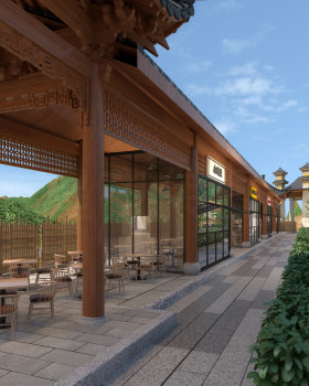 旅游中心 室外