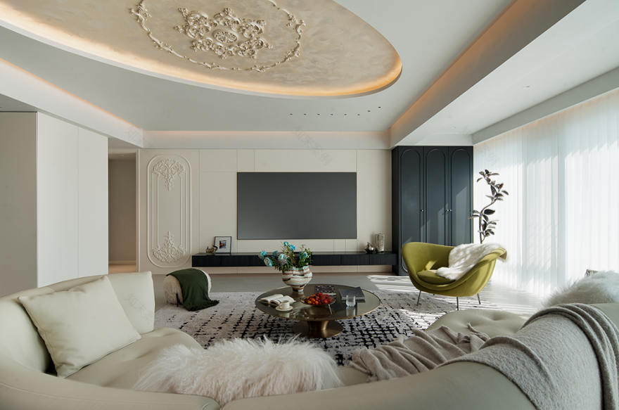 新作丨金俊乐:143㎡法式流光,漫游家的生命力丨中国丽水-18