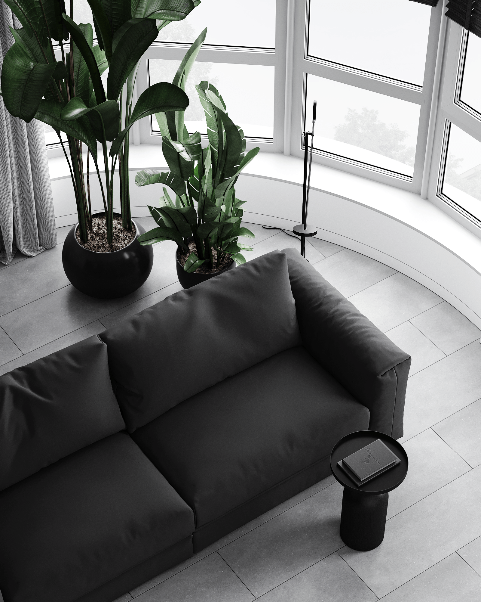 Black and White 室内设计丨z.point-18