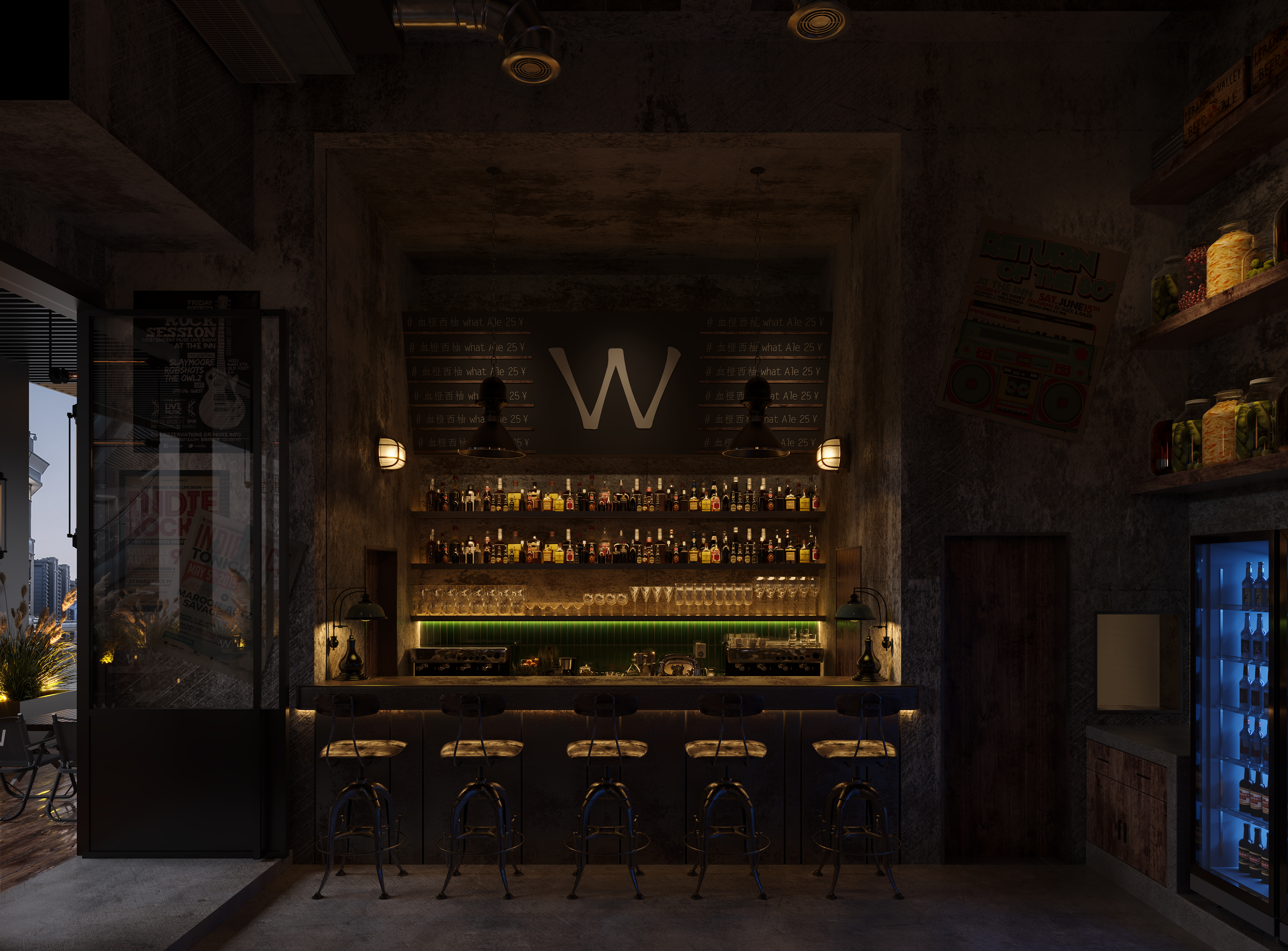 小酒吧室内设计丨本人-6