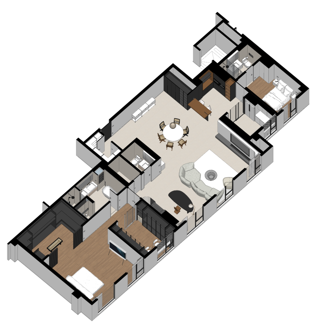 艺术女青年的家，用质感叙述美感 | 1000㎡大平层之三-29