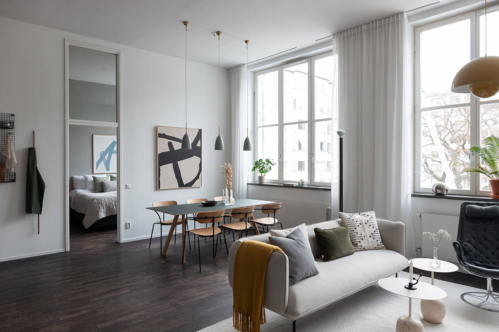 斯德哥尔摩前邮局宽敞公寓（74 平米）-1