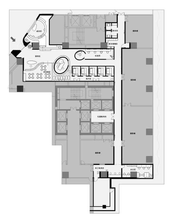 帆摄影·重庆体验中心丨中国重庆丨牛犇建筑空间设计事务所-23