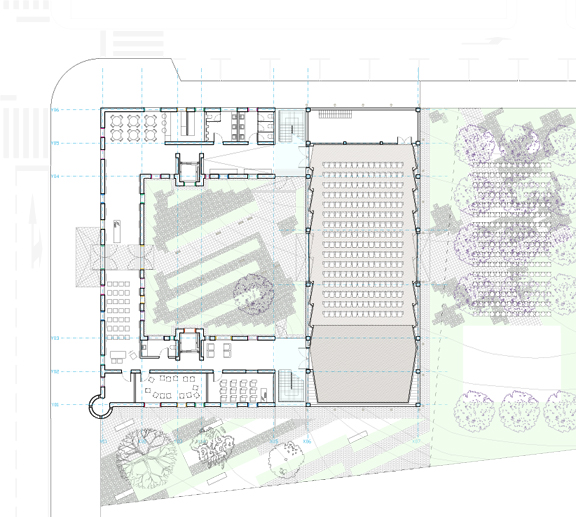 music hall and house in alguena-11