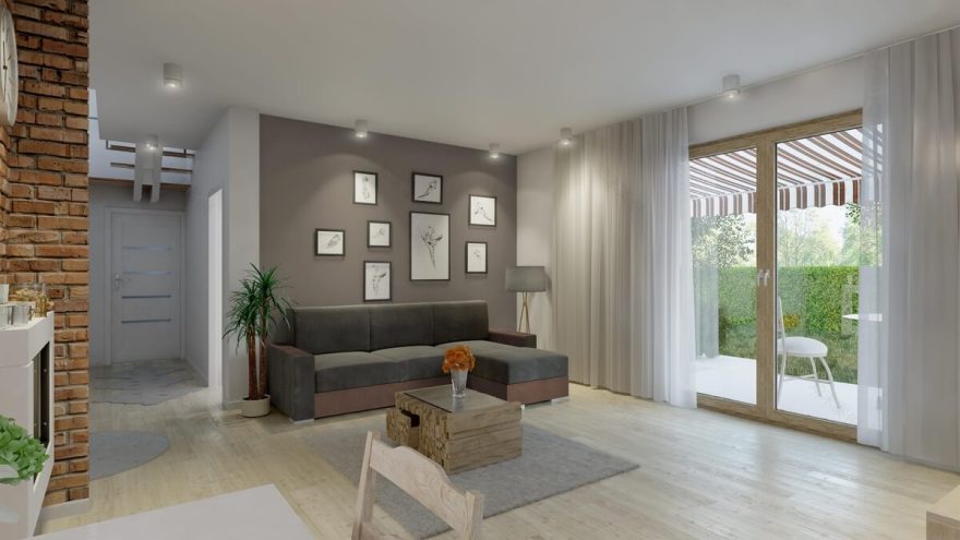 经济型带阁楼和车库房屋-11