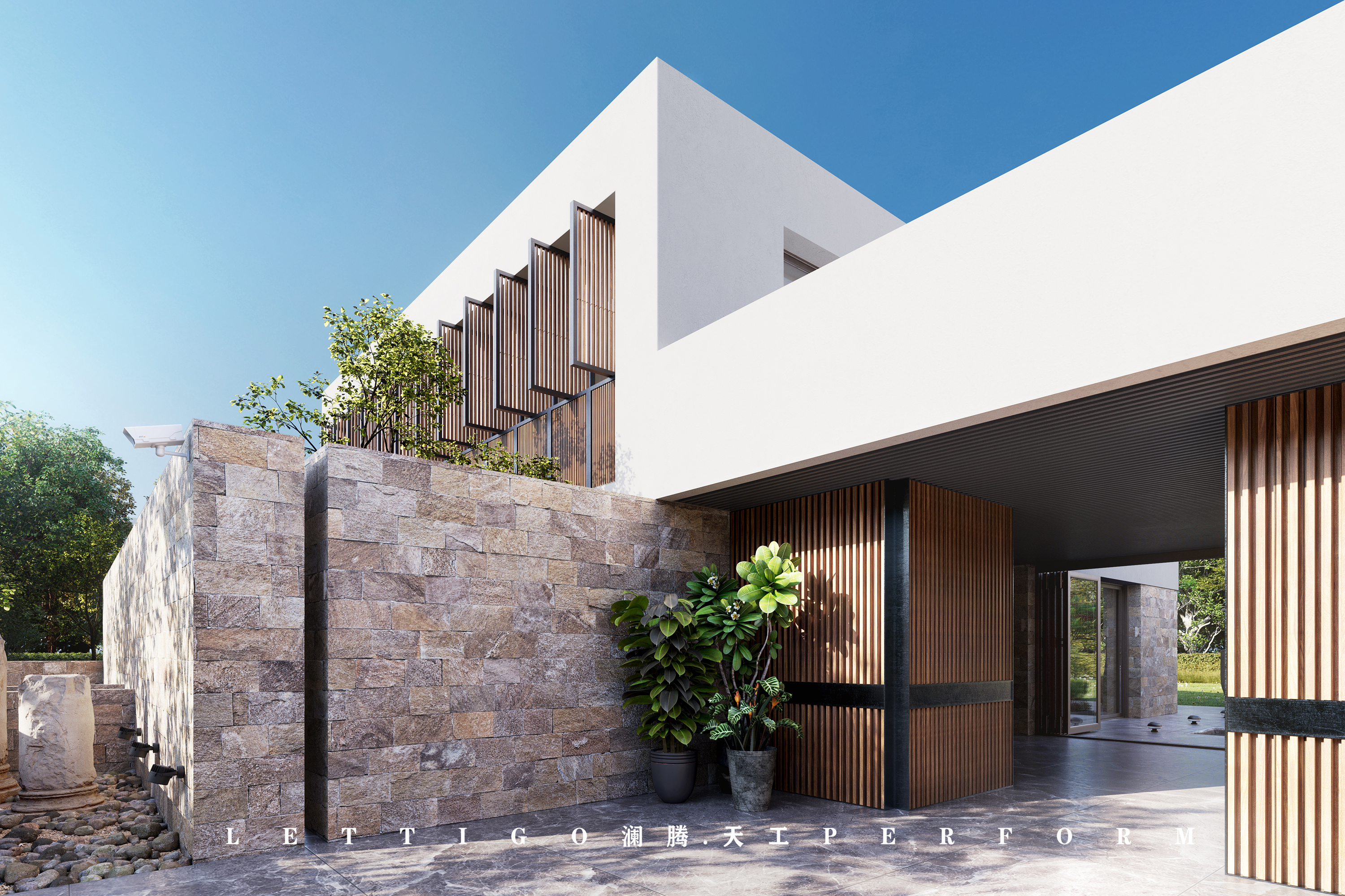 建筑之美|现代别墅|园林景观-1