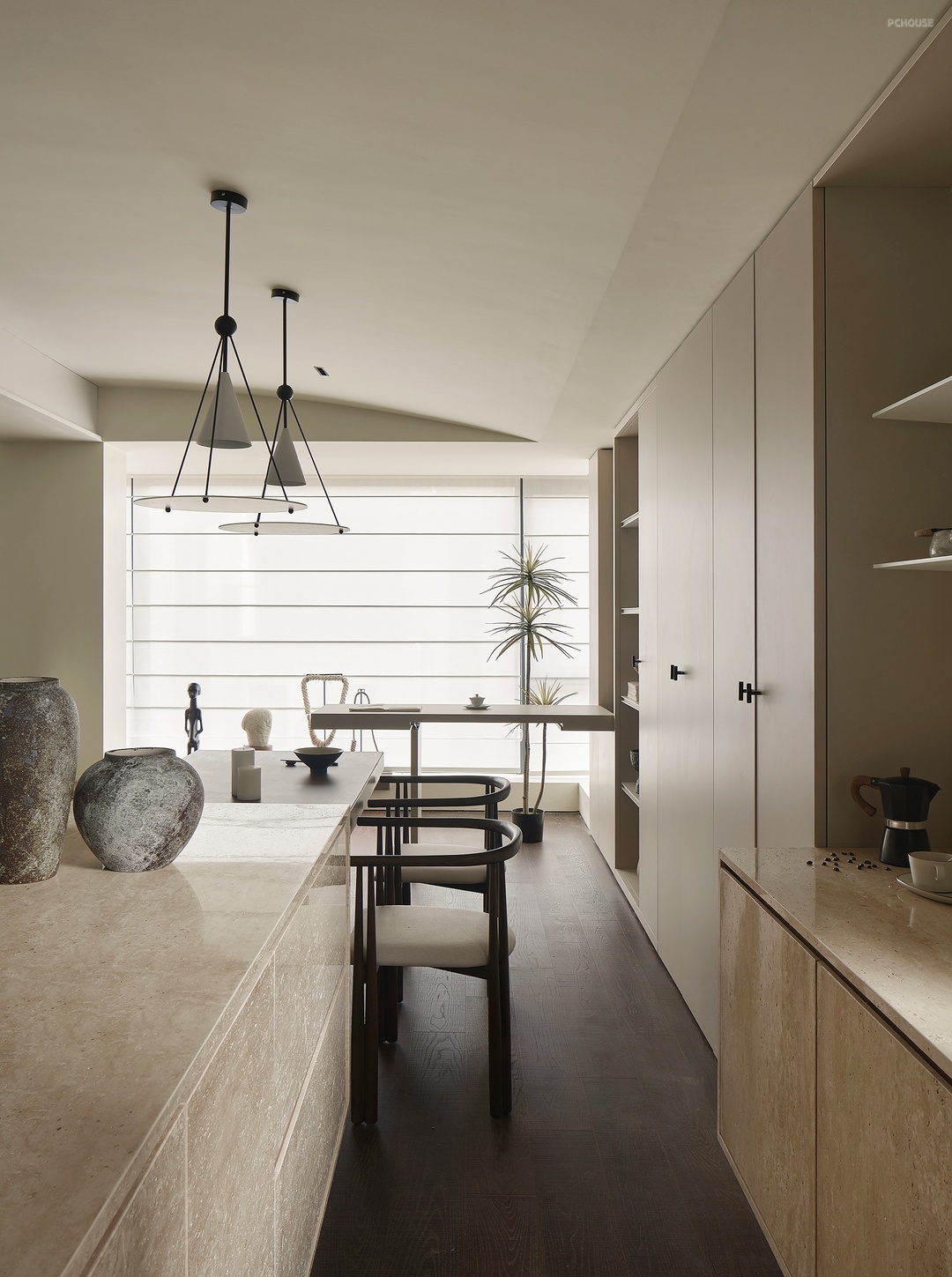 160㎡侘寂新中式 感受当代禅意东方美丨FF design-22