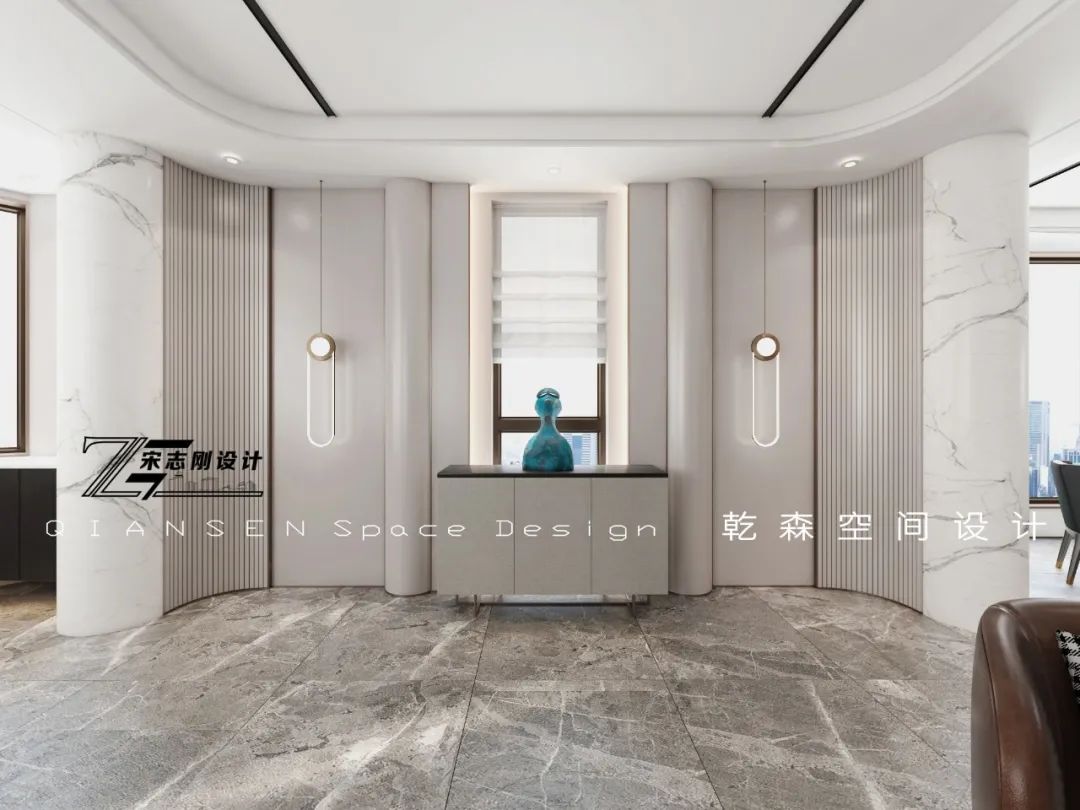 意式轻奢三江别墅丨乾森空间设计-13