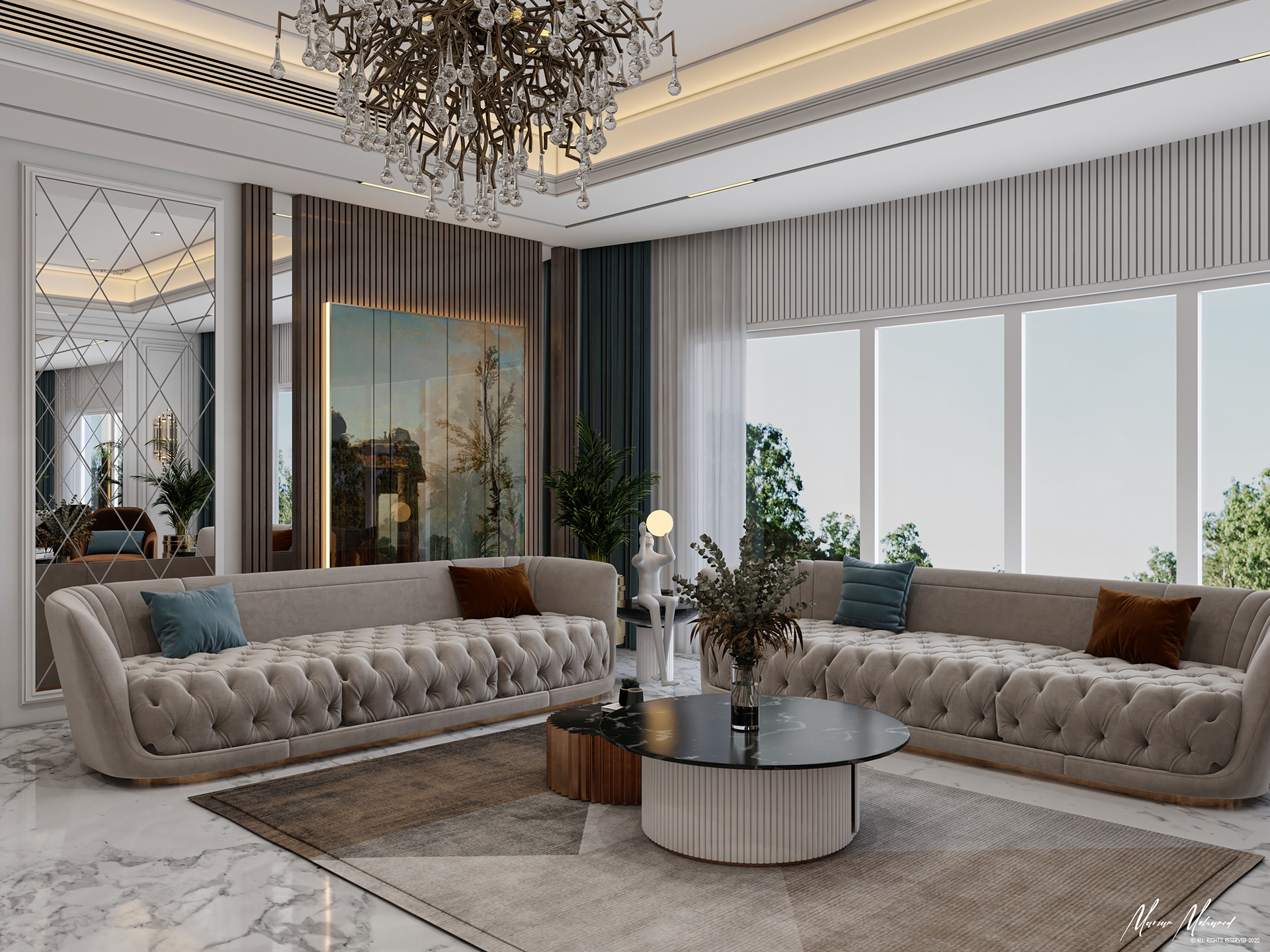 豪华大厅设计丨Ramy helmy designs-15