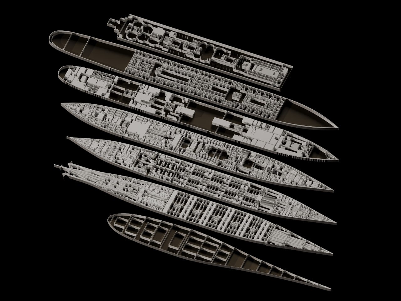 Residential Mega Yacht – Graduation Project-44